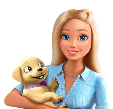 Barbie con su perro